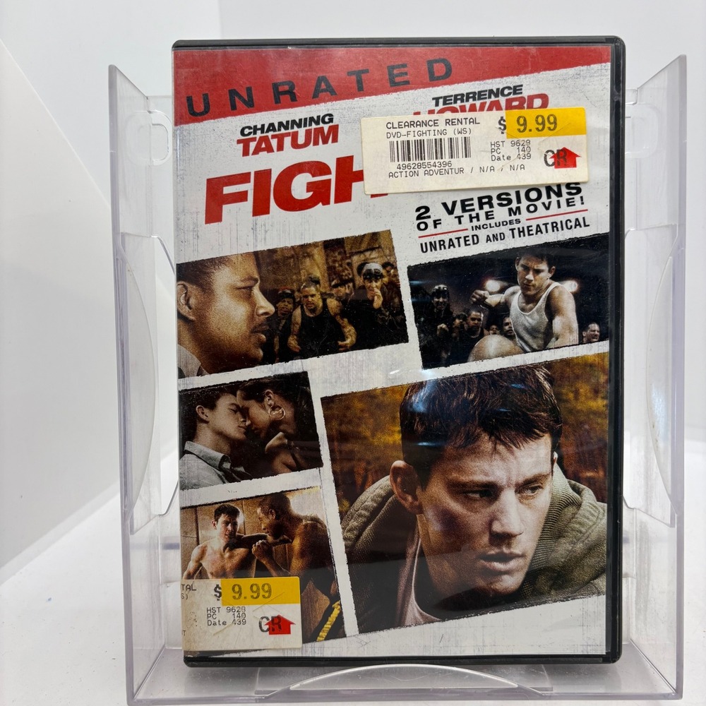 Fighting DVD Channing Tatum Terrence Howard Unrated Theatrical Versions 2009